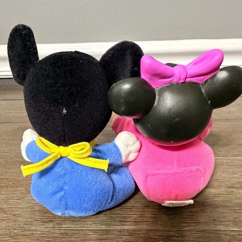 Vintage Disney Babies Mickey & Minnie Mouse Plush Applause 5